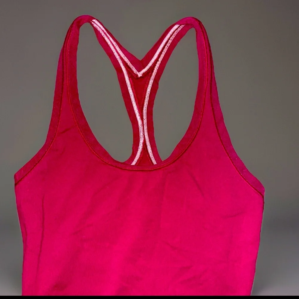 Lululemon Mesh Cool Racerback Shine On Berry Rumble EUC HTF - Picture 9 of 9